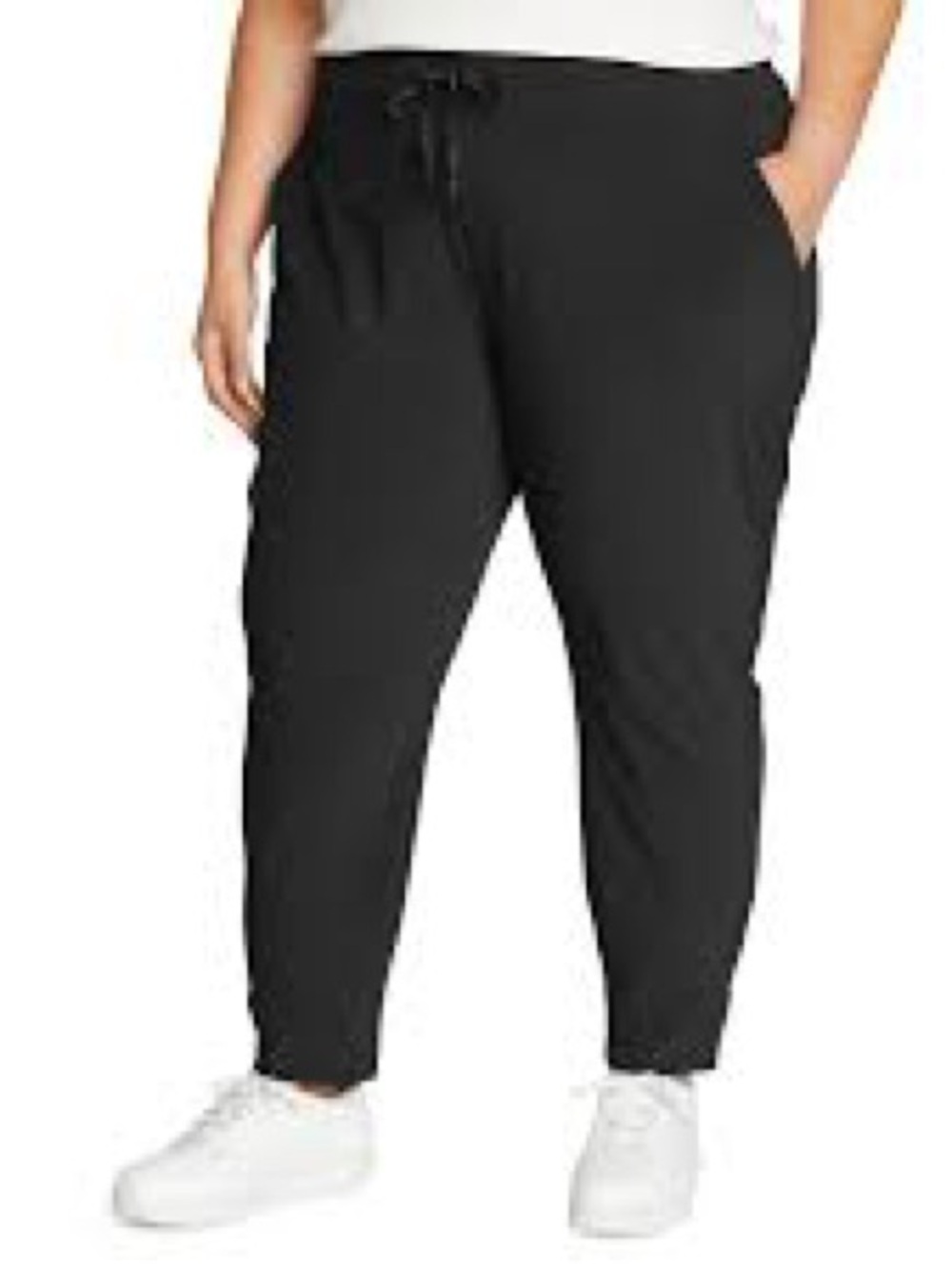 Eddie Bauer Women’s “Departure” Jogger Black Drawstring Activewear Pants, 2XL